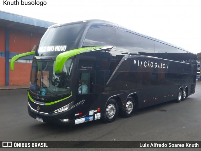 Viação Garcia 98101 na cidade de Porto Alegre, Rio Grande do Sul, Brasil, por Luis Alfredo Soares Knuth. Número da foto: #12851623.