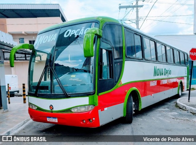 Nova Opção Turismo 2C18 na cidade de Nova Serrana, Minas Gerais, Brasil, por Vicente de Paulo Alves. Número da foto: #12852857.