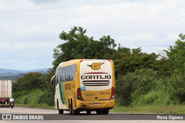 Empresa Gontijo de Transportes 18030 na cidade de Vitória da Conquista, Bahia, Brasil, por Rava Ogawa. Número da foto: #12853538.