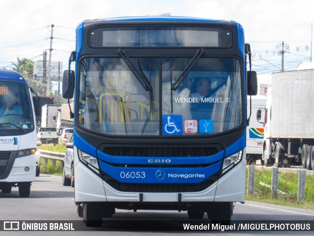Consórcio Navegantes - 06 > Santa Maria > Transportes Boa Viagem 06053 na cidade de Jaboatão dos Guararapes, Pernambuco, Brasil, por Wendel Miguel /MIGUELPHOTOBUS. Número da foto: #12851976.