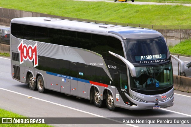 Auto Viação 1001 RJ 108.629 na cidade de Resende, Rio de Janeiro, Brasil, por Paulo Henrique Pereira Borges. Número da foto: #12852752.