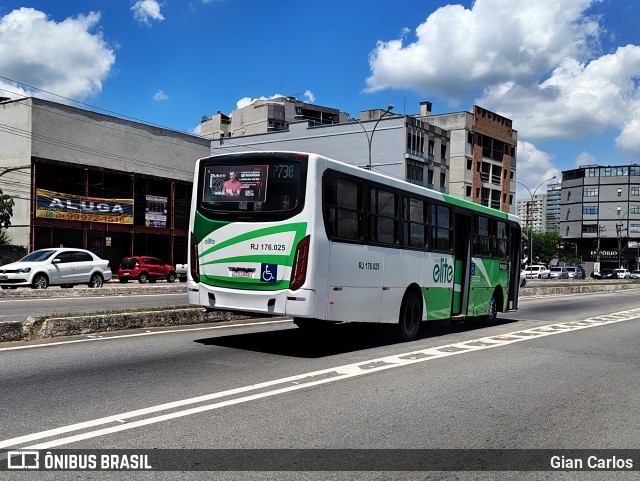 Viação Elite RJ 176.025 na cidade de Volta Redonda, Rio de Janeiro, Brasil, por Gian Carlos. Número da foto: #12851026.