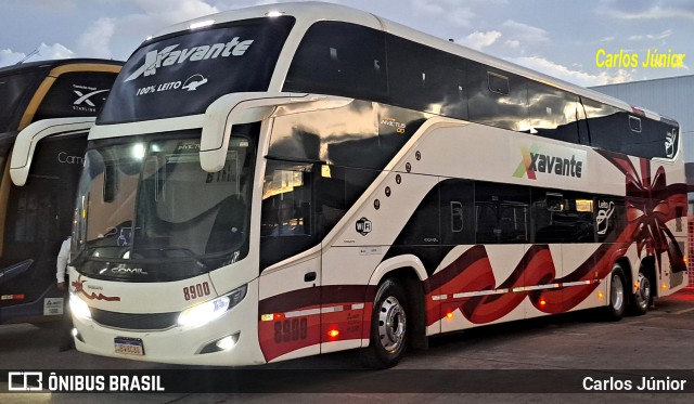 Viação Xavante 8900 na cidade de Goiânia, Goiás, Brasil, por Carlos Júnior. Número da foto: #12853184.