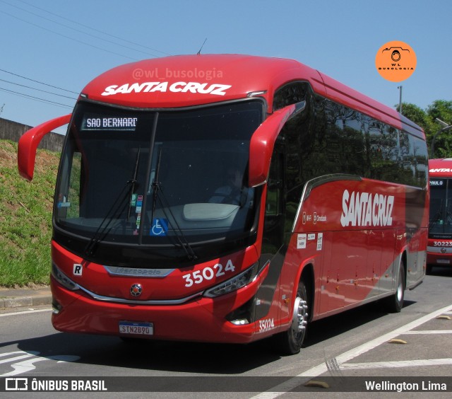 Viação Santa Cruz 35024 na cidade de Campinas, São Paulo, Brasil, por Wellington Lima. Número da foto: #12851127.