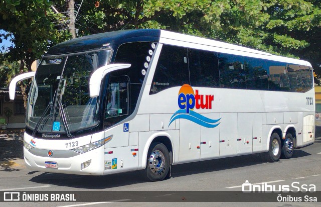 EPTur Turismo 7723 na cidade de Salvador, Bahia, Brasil, por Ônibus Ssa. Número da foto: #12851309.