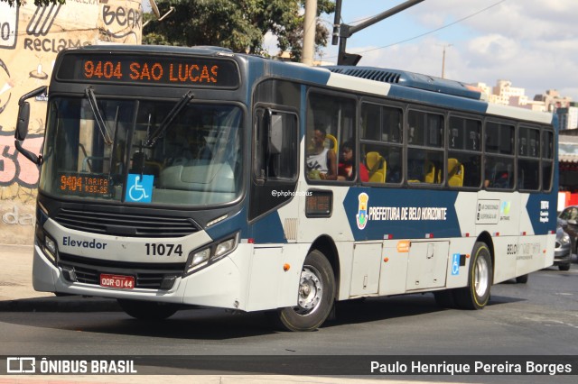 São Dimas Transportes 11074 na cidade de Belo Horizonte, Minas Gerais, Brasil, por Paulo Henrique Pereira Borges. Número da foto: #12852947.
