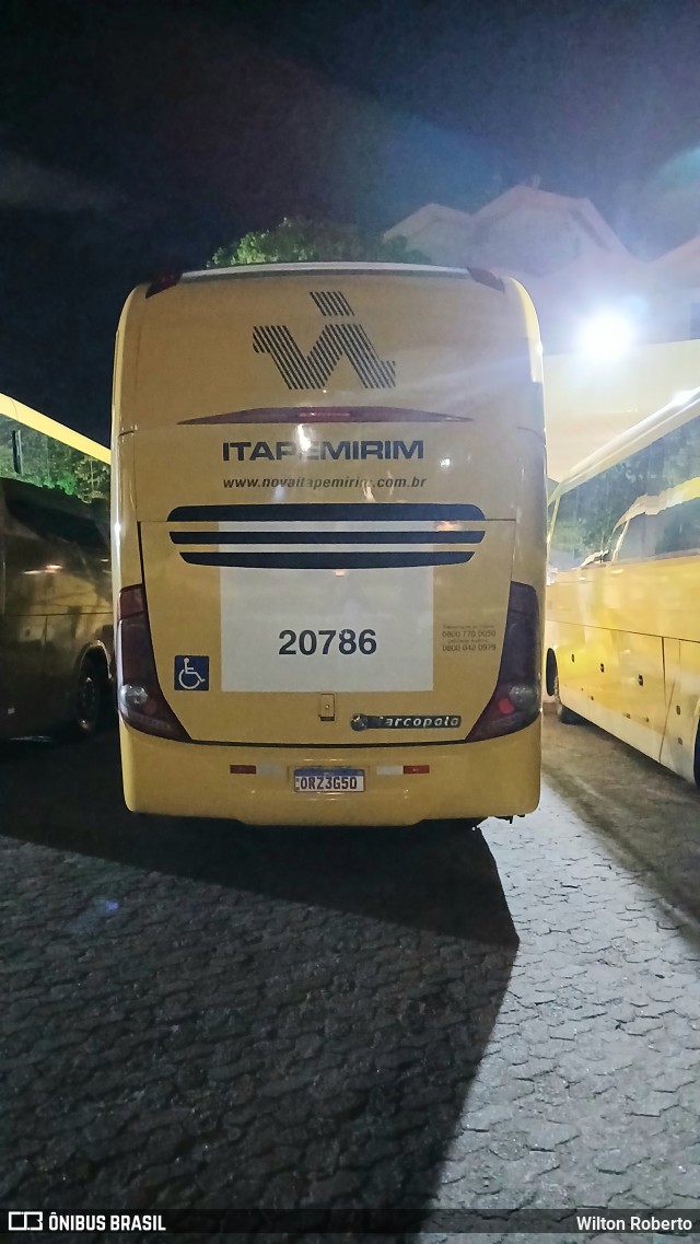 Viação Nova Itapemirim 20786 na cidade de Governador Valadares, Minas Gerais, Brasil, por Wilton Roberto. Número da foto: #12897371.