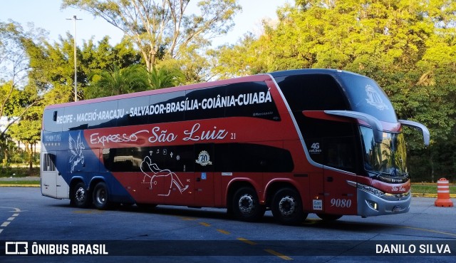 Expresso São Luiz 9080 na cidade de São Paulo, São Paulo, Brasil, por DANILO SILVA. Número da foto: #12896610.
