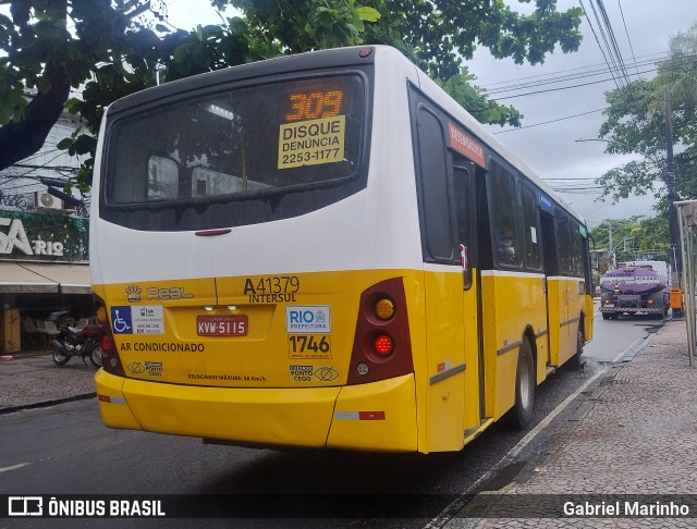 Real Auto Ônibus A41379 na cidade de Rio de Janeiro, Rio de Janeiro, Brasil, por Gabriel Marinho. Número da foto: #12897128.