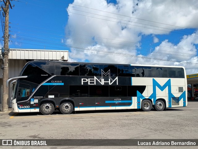Empresa de Ônibus Nossa Senhora da Penha 64000 na cidade de Farroupilha, Rio Grande do Sul, Brasil, por Lucas Adriano Bernardino. Número da foto: #12897365.