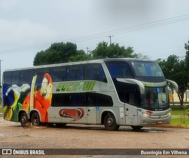 Eucatur - Empresa União Cascavel de Transportes e Turismo 4835 na cidade de Vilhena, Rondônia, Brasil, por Busologia Em Vilhena. Número da foto: #12896407.