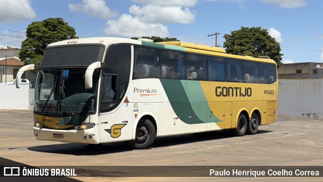 Empresa Gontijo de Transportes 14580 na cidade de Capelinha, Minas Gerais, Brasil, por Paulo Henrique Coelho Correa. Número da foto: #12896869.