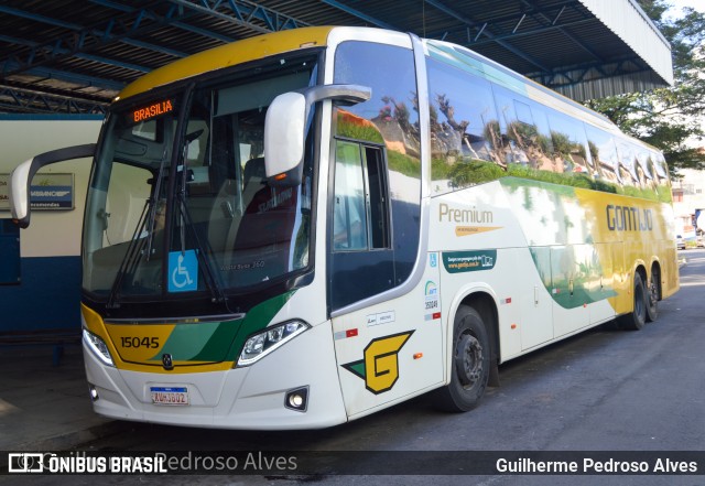 Empresa Gontijo de Transportes 15045 na cidade de Lambari, Minas Gerais, Brasil, por Guilherme Pedroso Alves. Número da foto: #12897676.