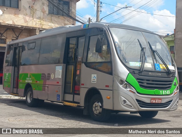 Transcooper > Norte Buss 1 6149 na cidade de São Paulo, São Paulo, Brasil, por Matheus Neri dos Santos. Número da foto: #12896570.