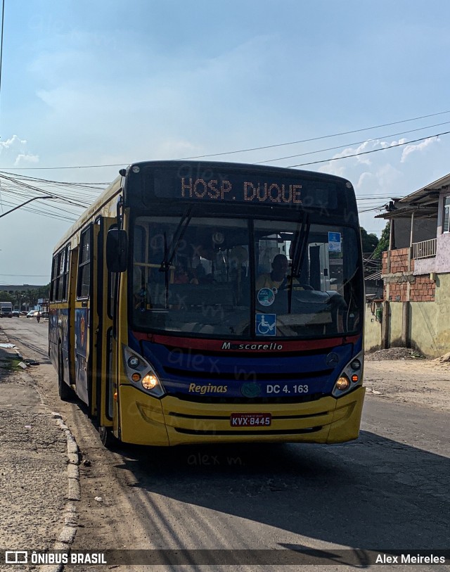 Auto Viação Reginas DC 4.163 na cidade de Duque de Caxias, Rio de Janeiro, Brasil, por Alex Meireles. Número da foto: #12897198.