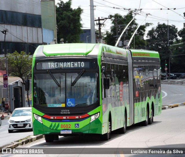 Next Mobilidade - ABC Sistema de Transporte 8602 na cidade de São Paulo, São Paulo, Brasil, por Luciano Ferreira da Silva. Número da foto: #12897673.
