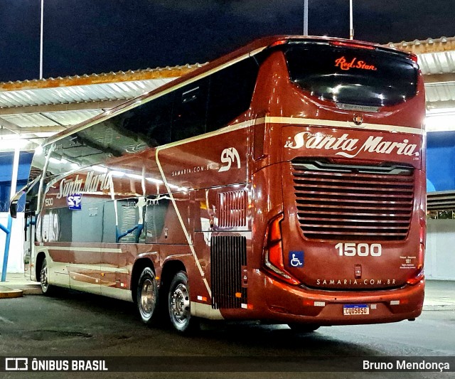 Santa Maria Fretamento e Turismo > Transportes Santa Maria(SP) 1500 na cidade de Rio de Janeiro, Rio de Janeiro, Brasil, por Bruno Mendonça. Número da foto: #12898538.
