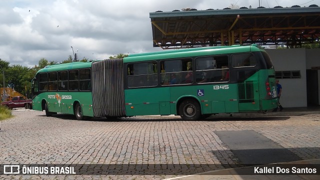 VCG - Viação Campos Gerais 1345 na cidade de Ponta Grossa, Paraná, Brasil, por Kallel Dos Santos. Número da foto: #12897896.