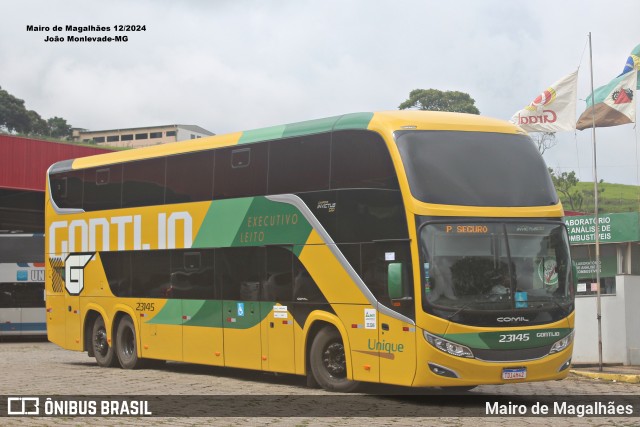 Empresa Gontijo de Transportes 23145 na cidade de João Monlevade, Minas Gerais, Brasil, por Mairo de Magalhães. Número da foto: #12897031.