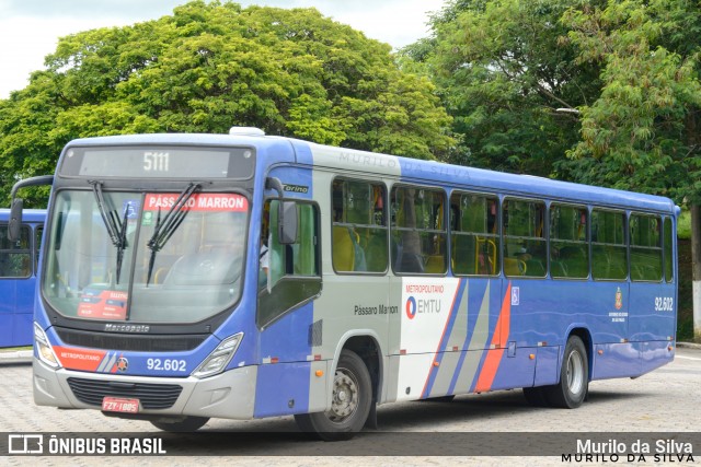 Empresa de Ônibus Pássaro Marron 92.602 na cidade de Caçapava, São Paulo, Brasil, por Murilo da Silva. Número da foto: #12896470.