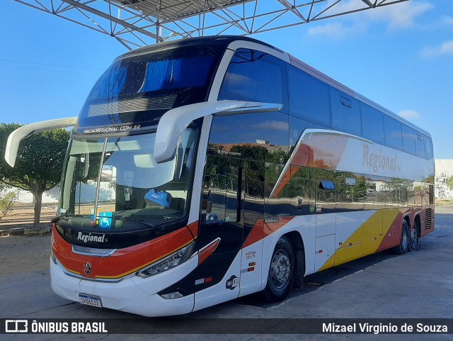 Viação Regional 2421 na cidade de Paulo Afonso, Bahia, Brasil, por Mizael Virginio de Souza. Número da foto: #12896556.