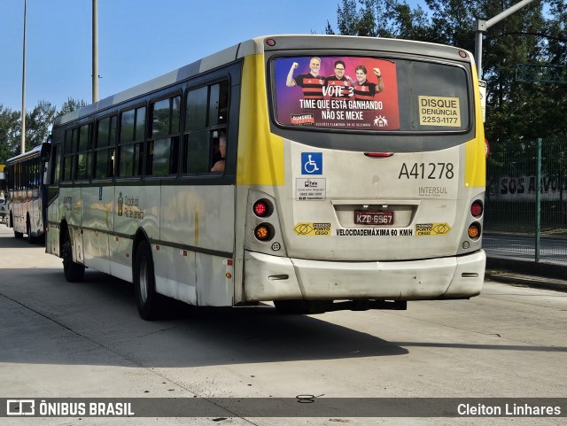 Real Auto Ônibus A41278 na cidade de Rio de Janeiro, Rio de Janeiro, Brasil, por Cleiton Linhares. Número da foto: #12898422.