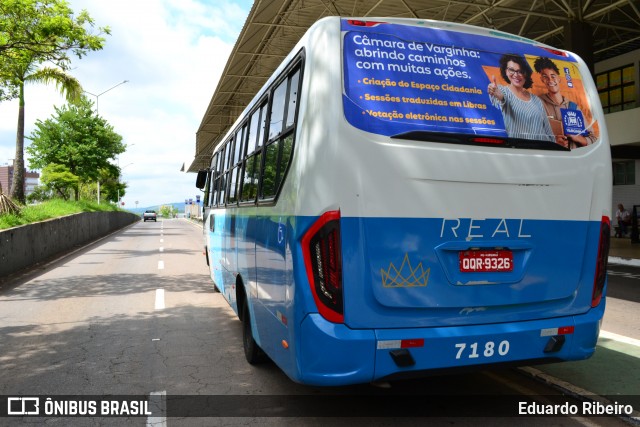 Viação Real - Varginha 7180 na cidade de Varginha, Minas Gerais, Brasil, por Eduardo Ribeiro. Número da foto: #12896680.