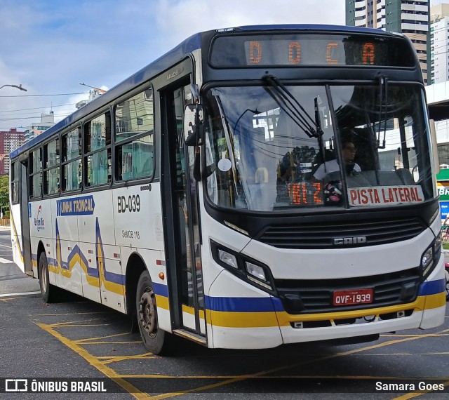 Belém Rio Transportes BD-039 na cidade de Belém, Pará, Brasil, por Samara Goes. Número da foto: #12897562.