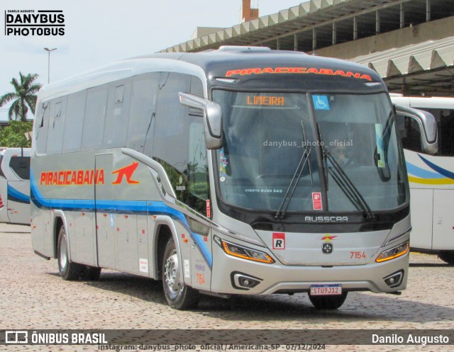 Viação Piracicabana 7154 na cidade de Americana, São Paulo, Brasil, por Danilo Augusto. Número da foto: #12896616.