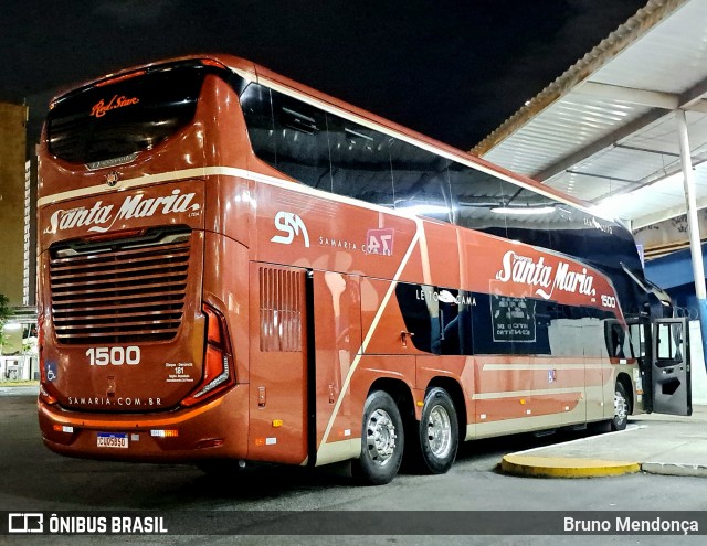 Santa Maria Fretamento e Turismo > Transportes Santa Maria(SP) 1500 na cidade de Rio de Janeiro, Rio de Janeiro, Brasil, por Bruno Mendonça. Número da foto: #12898524.