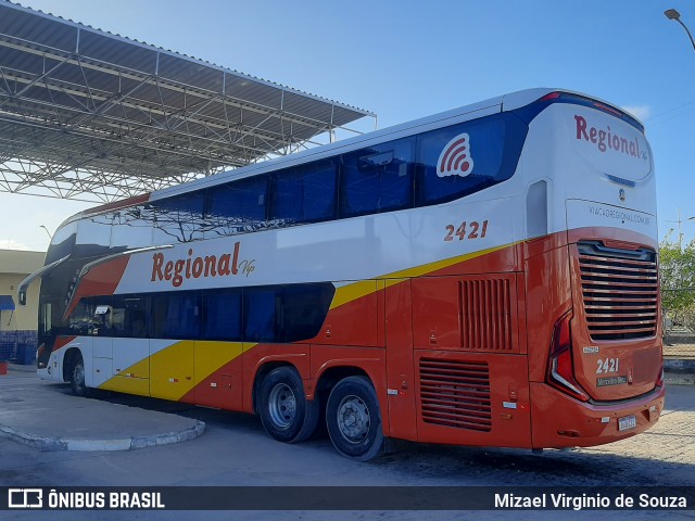 Viação Regional 2421 na cidade de Paulo Afonso, Bahia, Brasil, por Mizael Virginio de Souza. Número da foto: #12896573.
