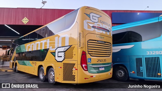 Empresa Gontijo de Transportes 25035 na cidade de João Monlevade, Minas Gerais, Brasil, por Juninho Nogueira. Número da foto: #12897526.