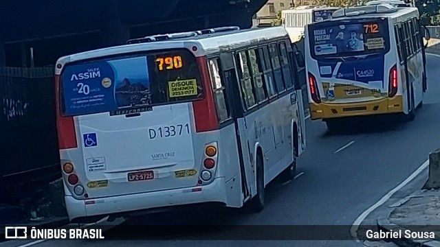 Transportes Barra D13371 na cidade de Rio de Janeiro, Rio de Janeiro, Brasil, por Gabriel Sousa. Número da foto: #12897414.