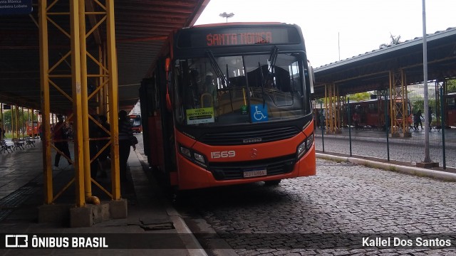 VCG - Viação Campos Gerais 1569 na cidade de Ponta Grossa, Paraná, Brasil, por Kallel Dos Santos. Número da foto: #12897900.