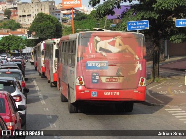 Viação Santa Edwiges 69179 na cidade de Contagem, Minas Gerais, Brasil, por Adrian Sena. Número da foto: #12898327.