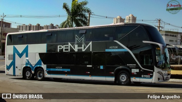 Empresa de Ônibus Nossa Senhora da Penha 61100 na cidade de Londrina, Paraná, Brasil, por Felipe Arguelho. Número da foto: #12896708.