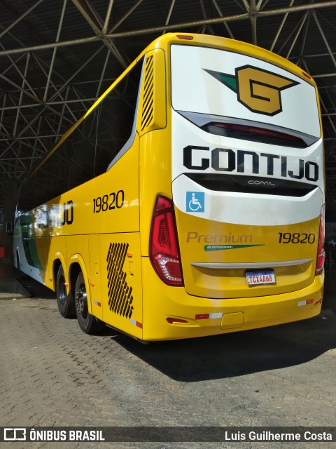 Empresa Gontijo de Transportes 19820 na cidade de Patos de Minas, Minas Gerais, Brasil, por Luis Guilherme Costa. Número da foto: #12897100.