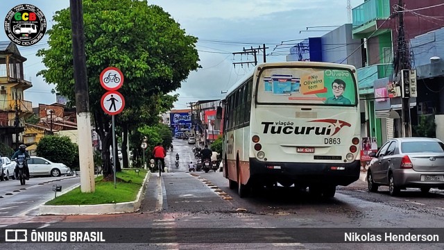 Viação Tucuruí D863 na cidade de Tucuruí, Pará, Brasil, por Nikolas Henderson. Número da foto: #12899524.