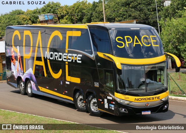 Expresso Nordeste 5605 na cidade de Foz do Iguaçu, Paraná, Brasil, por Busologia Gabrielística. Número da foto: #12899850.