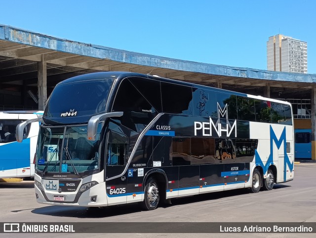 Empresa de Ônibus Nossa Senhora da Penha 64025 na cidade de Porto Alegre, Rio Grande do Sul, Brasil, por Lucas Adriano Bernardino. Número da foto: #12899252.