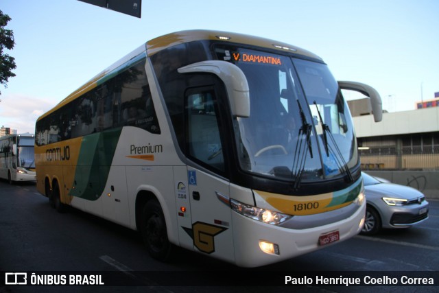 Empresa Gontijo de Transportes 18100 na cidade de Belo Horizonte, Minas Gerais, Brasil, por Paulo Henrique Coelho Correa. Número da foto: #12898758.