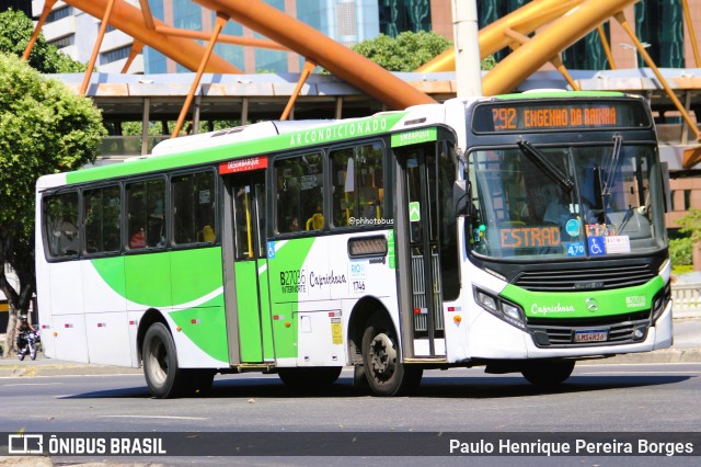 Caprichosa Auto Ônibus B27036 na cidade de Rio de Janeiro, Rio de Janeiro, Brasil, por Paulo Henrique Pereira Borges. Número da foto: #12899552.