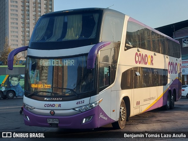 Condorbus 4932 na cidade de Estación Central, Santiago, Metropolitana de Santiago, Chile, por Benjamín Tomás Lazo Acuña. Número da foto: #12900337.