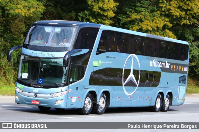UTIL - União Transporte Interestadual de Luxo 1000 na cidade de Petrópolis, Rio de Janeiro, Brasil, por Paulo Henrique Pereira Borges. Número da foto: #12899585.
