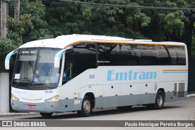 Emtram 3830 na cidade de São Paulo, São Paulo, Brasil, por Paulo Henrique Pereira Borges. Número da foto: #12899724.