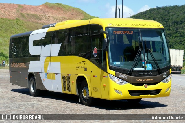 Viação São Gabriel 5500 na cidade de Três Rios, Rio de Janeiro, Brasil, por Adriano Duarte. Número da foto: #12899305.