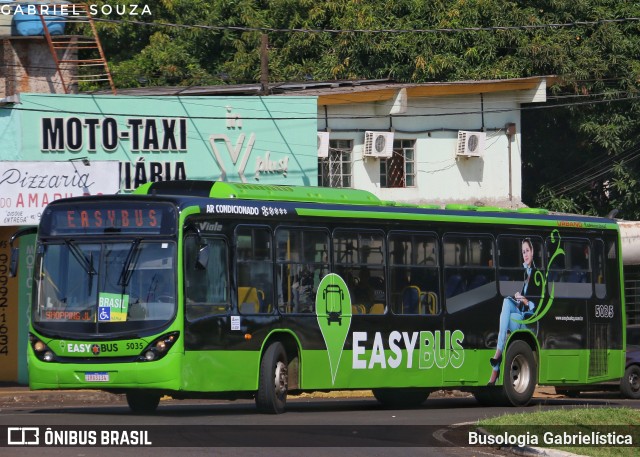 EasyBus 5035 na cidade de Foz do Iguaçu, Paraná, Brasil, por Busologia Gabrielística. Número da foto: #12899579.