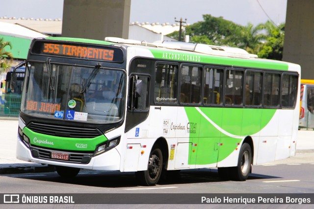 Caprichosa Auto Ônibus C27041 na cidade de Rio de Janeiro, Rio de Janeiro, Brasil, por Paulo Henrique Pereira Borges. Número da foto: #12899580.