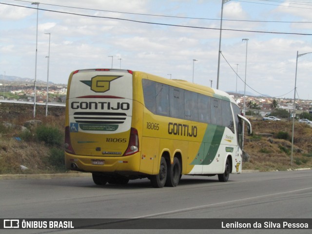 Empresa Gontijo de Transportes 18065 na cidade de Caruaru, Pernambuco, Brasil, por Lenilson da Silva Pessoa. Número da foto: #12900031.