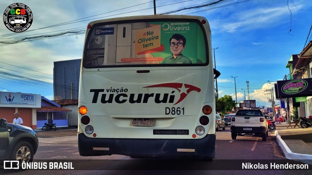 Viação Tucuruí D861 na cidade de Tucuruí, Pará, Brasil, por Nikolas Henderson. Número da foto: #12899522.